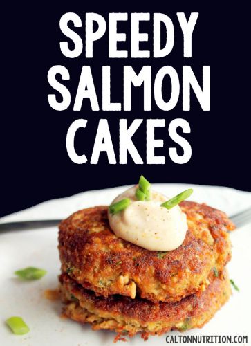 speedy salmon cakes @caltonnutrition