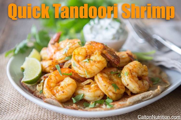 Quick Tandoori Shrimp